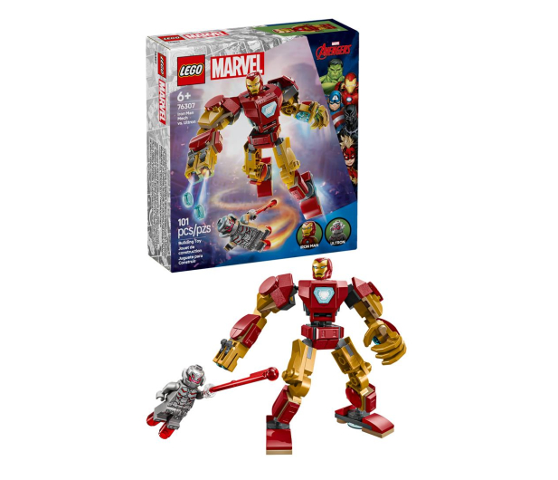 LEGO Marvel 76307 Mech Iron Mana kontra Ultron - 1284140 - zdjęcie 3